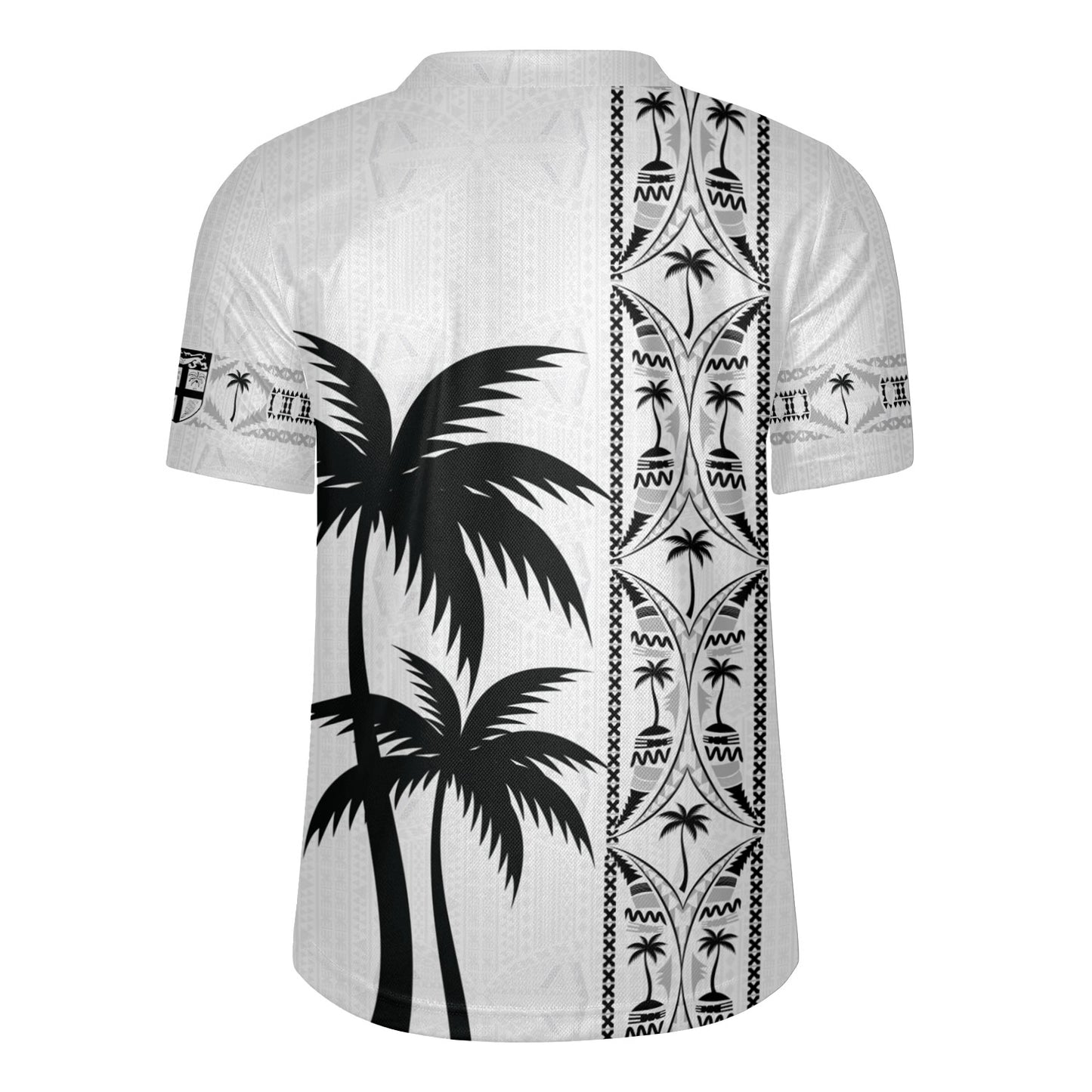 Fiji Rugby Jersey Bula Vinaka Tapa Palms Designs