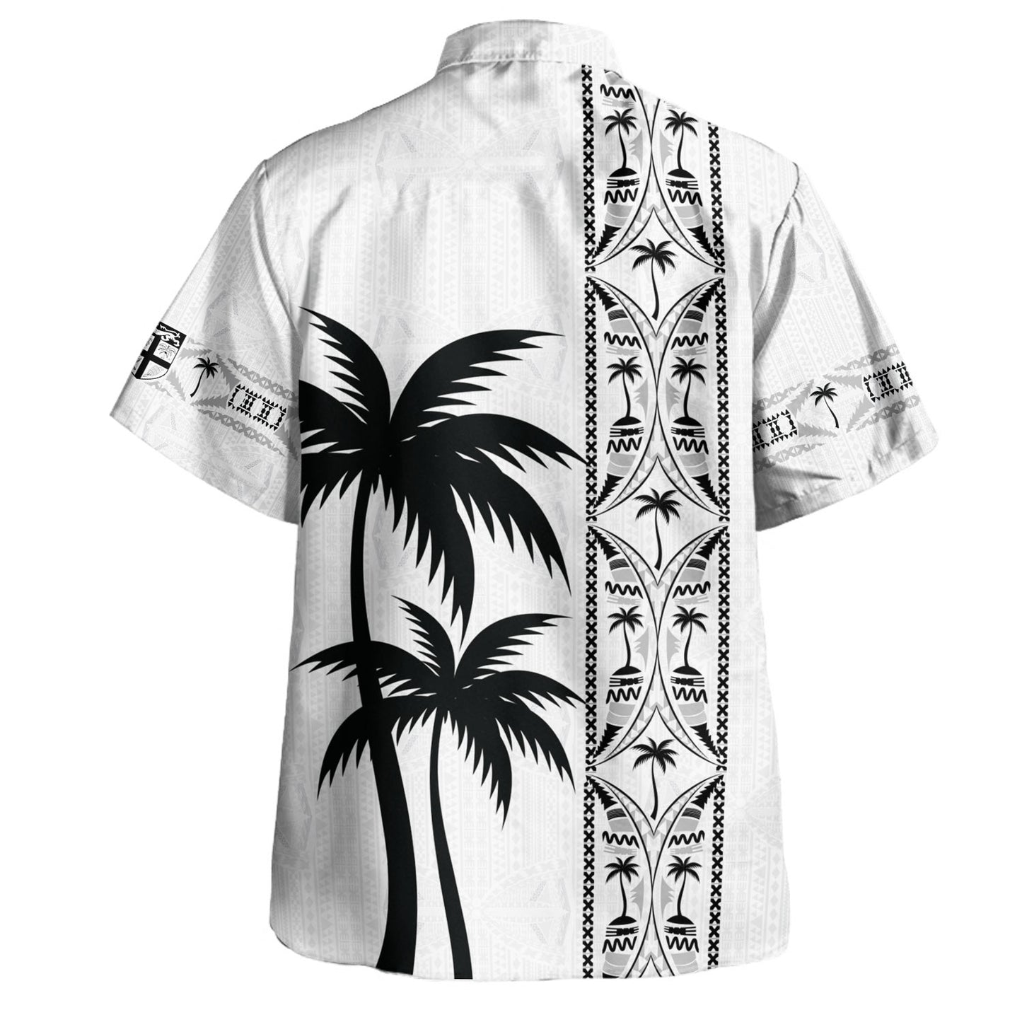 Fiji Hawaiian Shirt Bula Vinaka Tapa Palms Designs