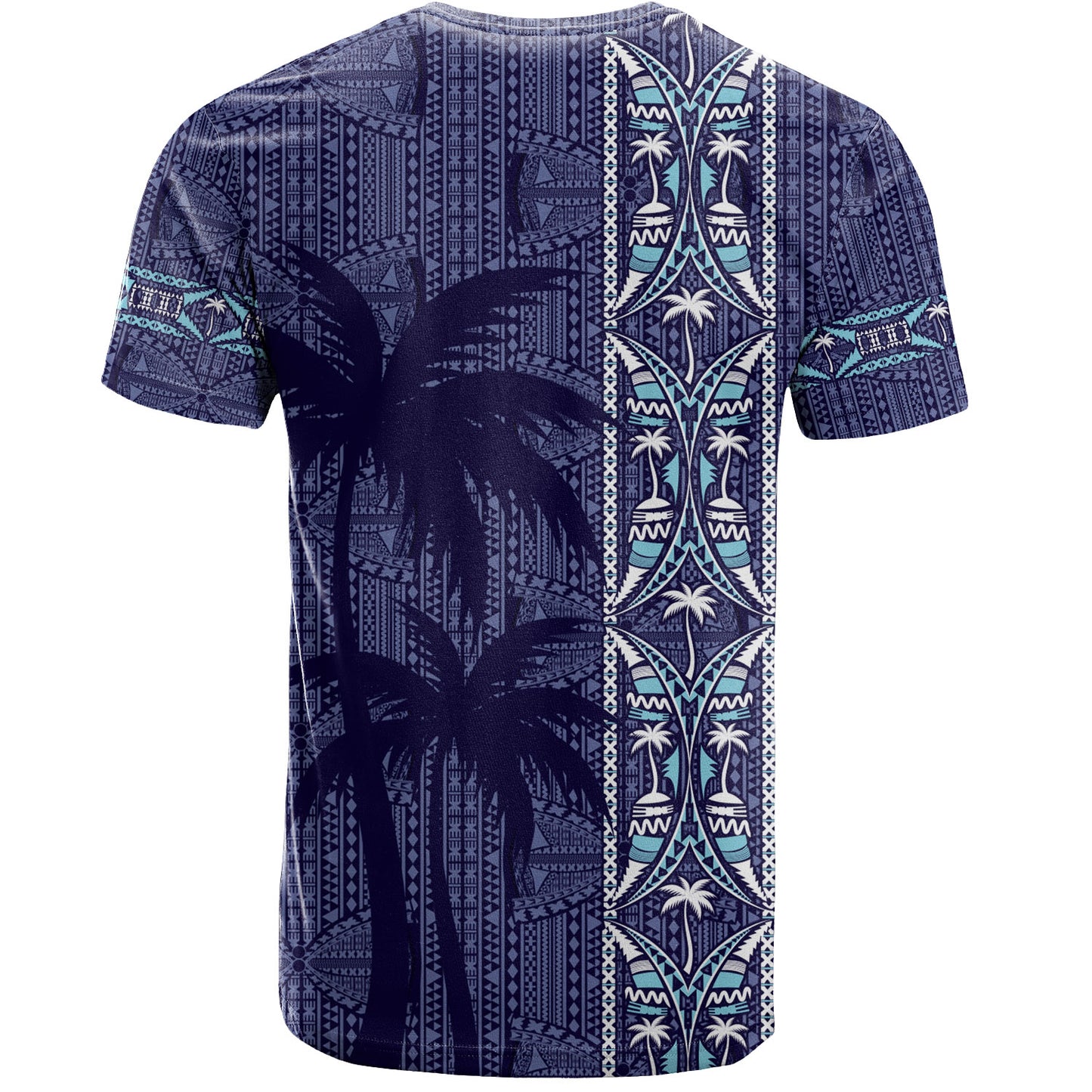 Fiji T-Shirt Bula Vinaka Tapa Palms Designs