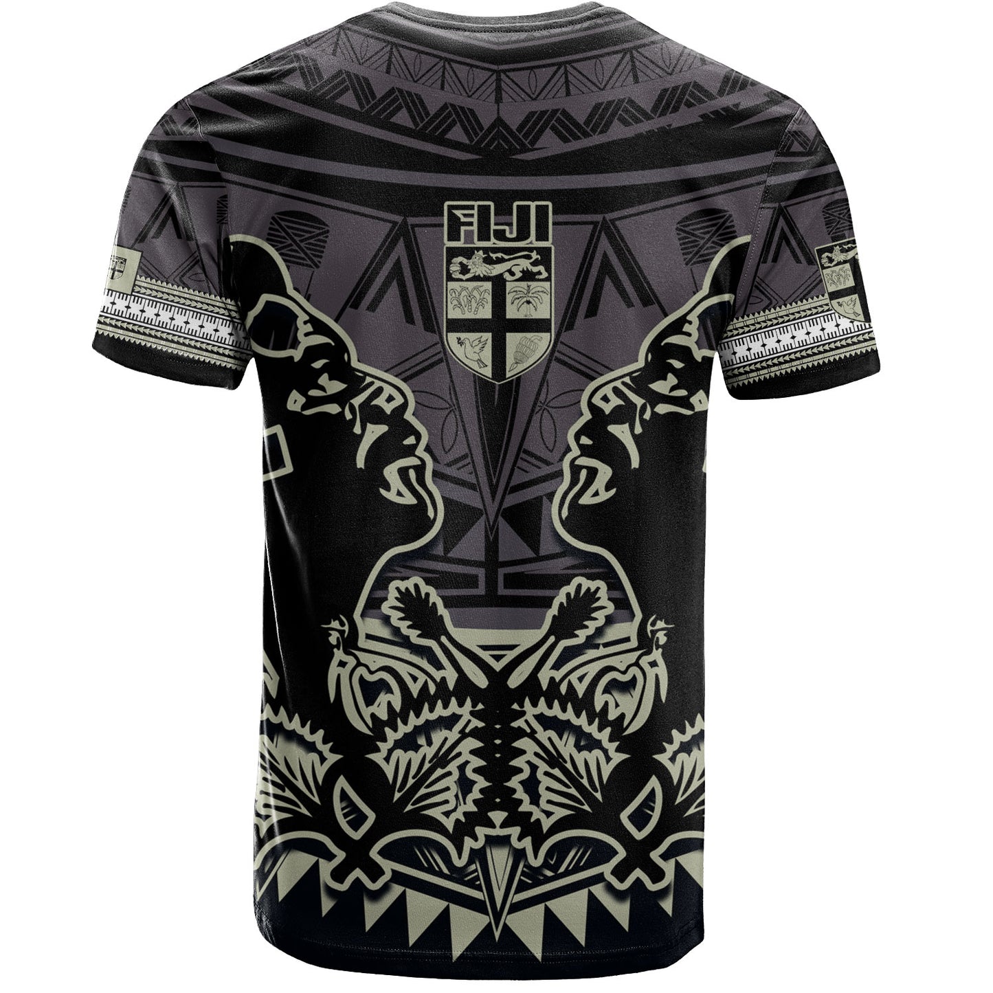 Fiji T-Shirt Fiji Bati Masi Tapa Style
