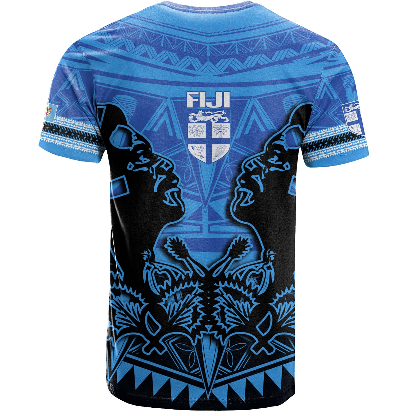 Fiji T-Shirt Fiji Bati Masi Tapa Style