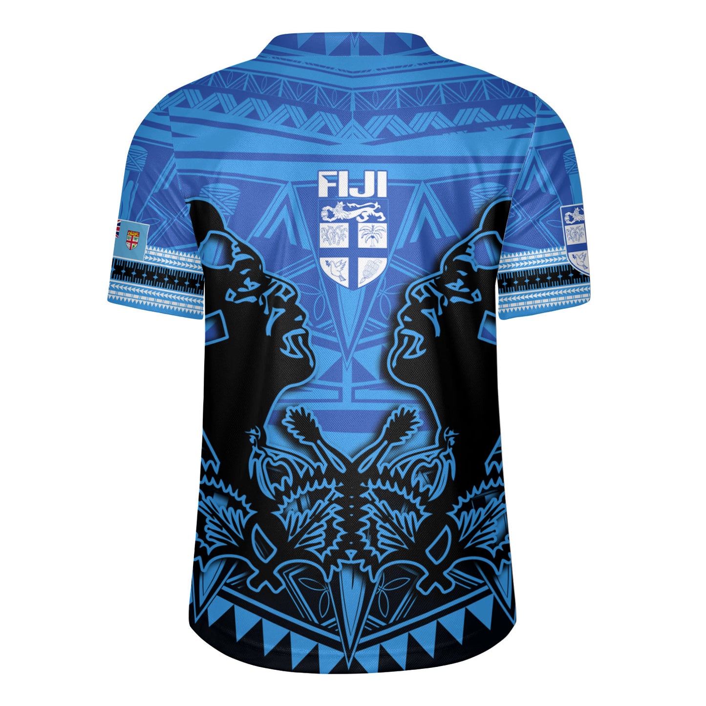 Fiji Rugby Jersey Fiji Bati Masi Tapa Style