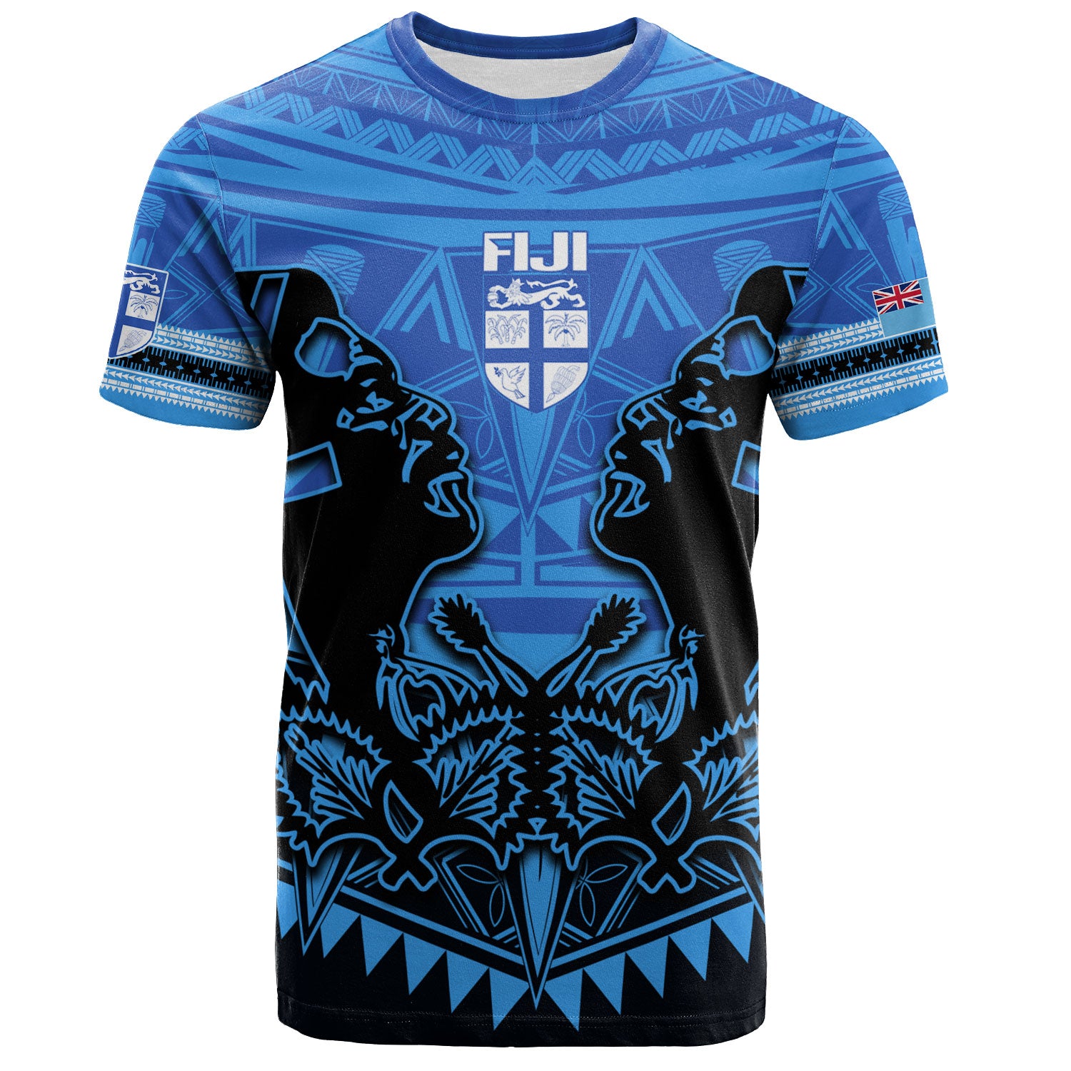 Fiji T-Shirt Fiji Bati Masi Tapa Style