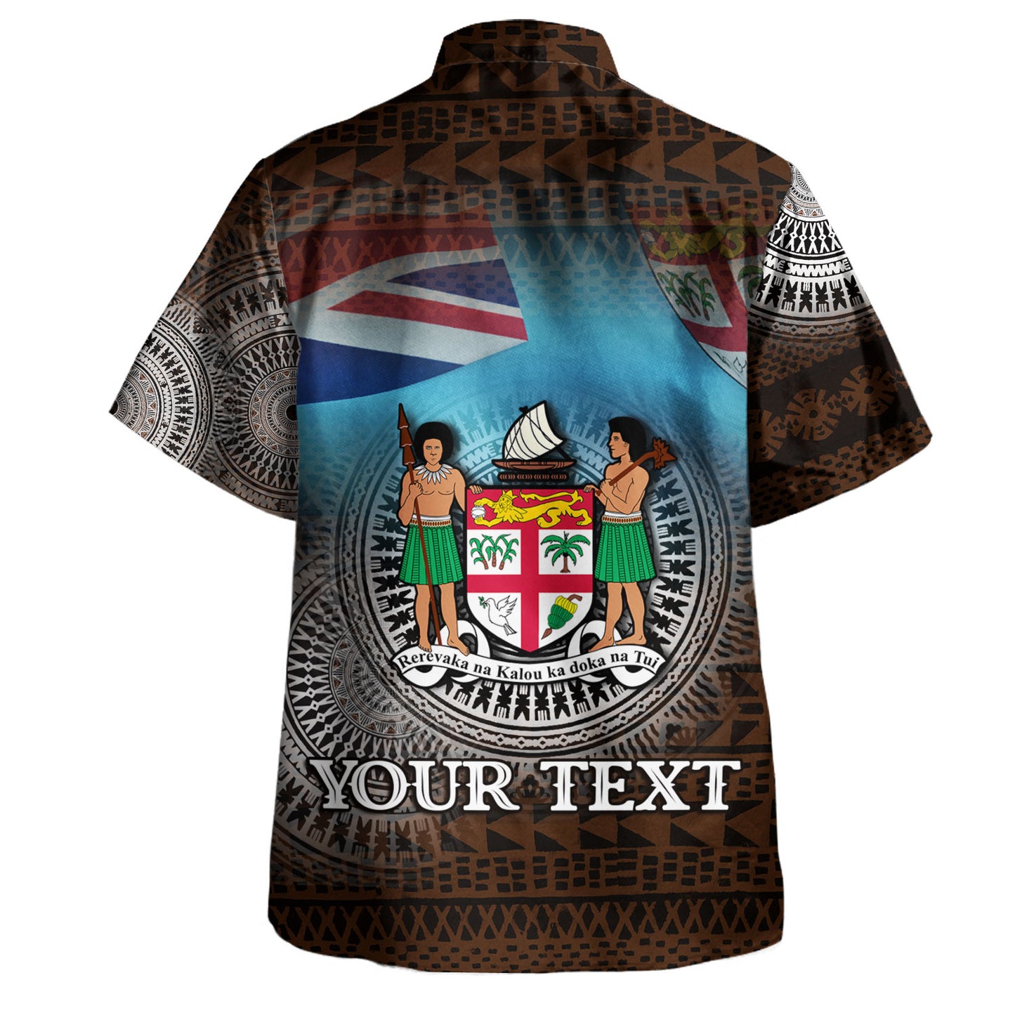 Fiji Hawaiian Shirt Custom Fiji Islanders Tapa Masi Design