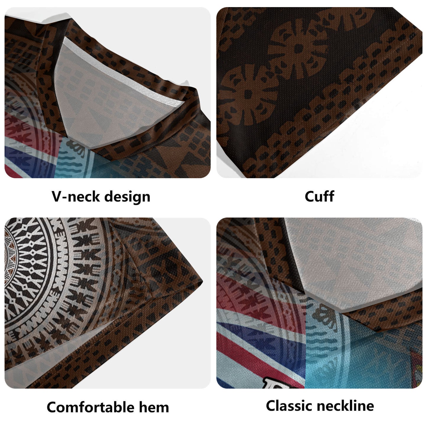 Fiji Rugby Jersey Custom Fiji Islanders Tapa Masi Design