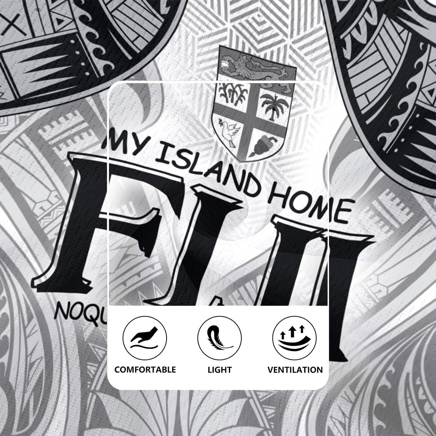 Fiji Rugby Jersey Fiji My Island Home Tribal Patterns