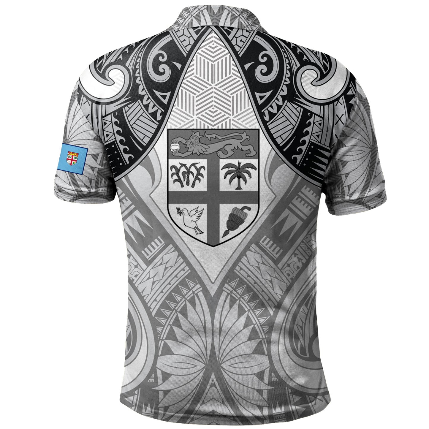 Fiji Polo Shirt Fiji My Island Home Tribal Patterns