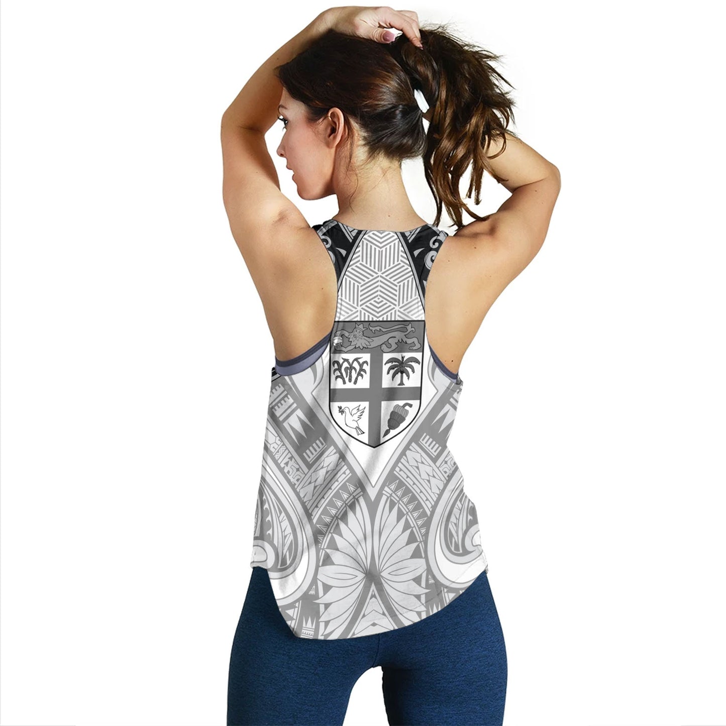 Fiji Women Tank Fiji My Island Home Tribal Patterns