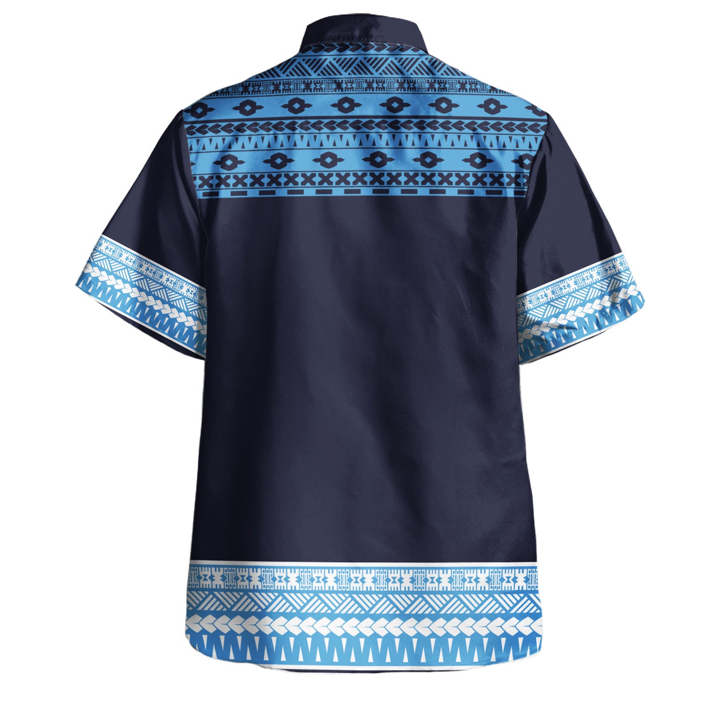 Fiji Hawaiian Shirt Fijian Makare And Tapa Design