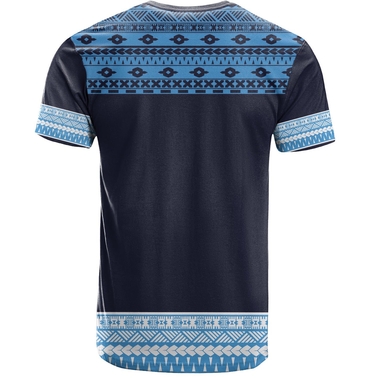 Fiji T-Shirt Fijian Makare And Tapa Design