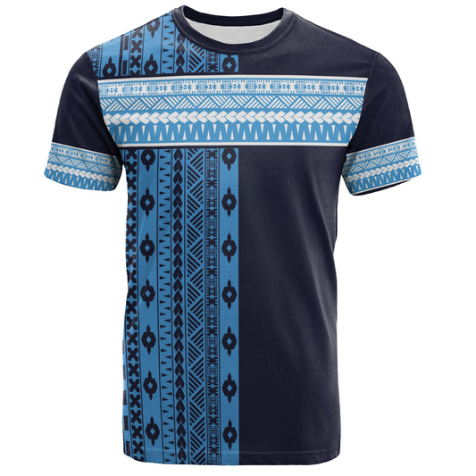 Fiji T-Shirt Fijian Makare And Tapa Design
