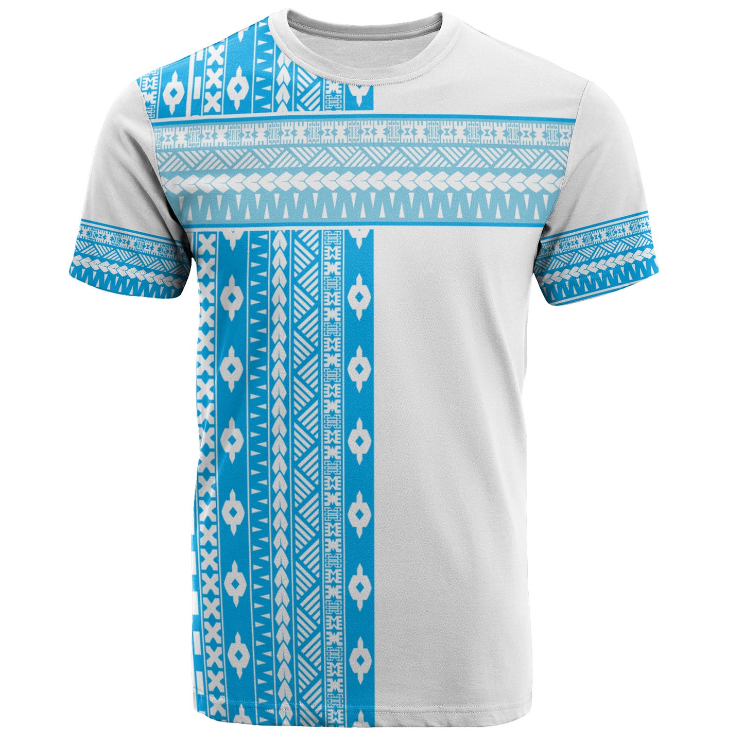 Fiji T-Shirt Fijian Makare And Tapa Design