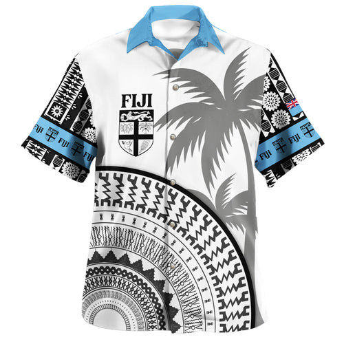 Fiji Hawaiian Shirt Fijian Masi Tapa Design