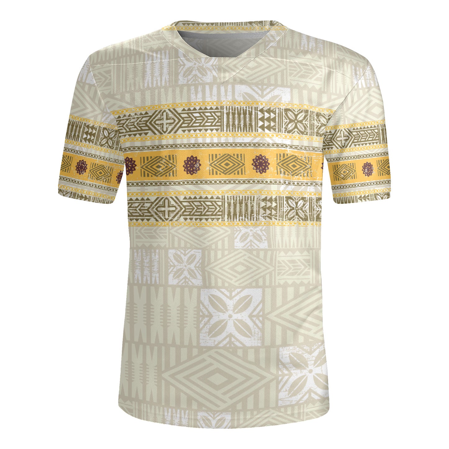 Fiji Rugby Jersey Fijian Masi Tapa Design