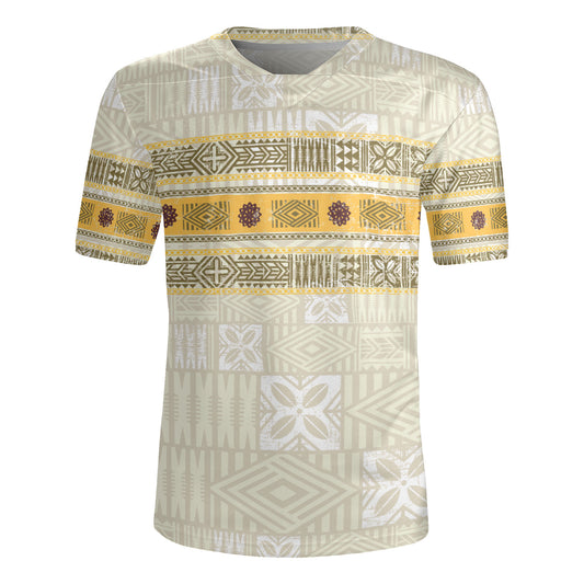 Fiji Rugby Jersey Fijian Masi Tapa Design