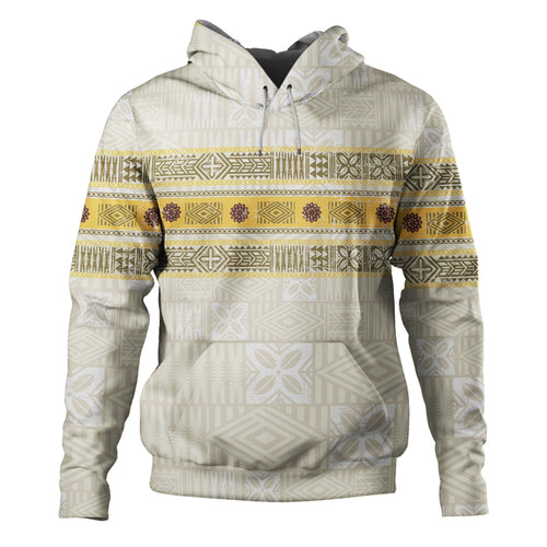 Fiji Hoodie Fijian Masi Tapa Design