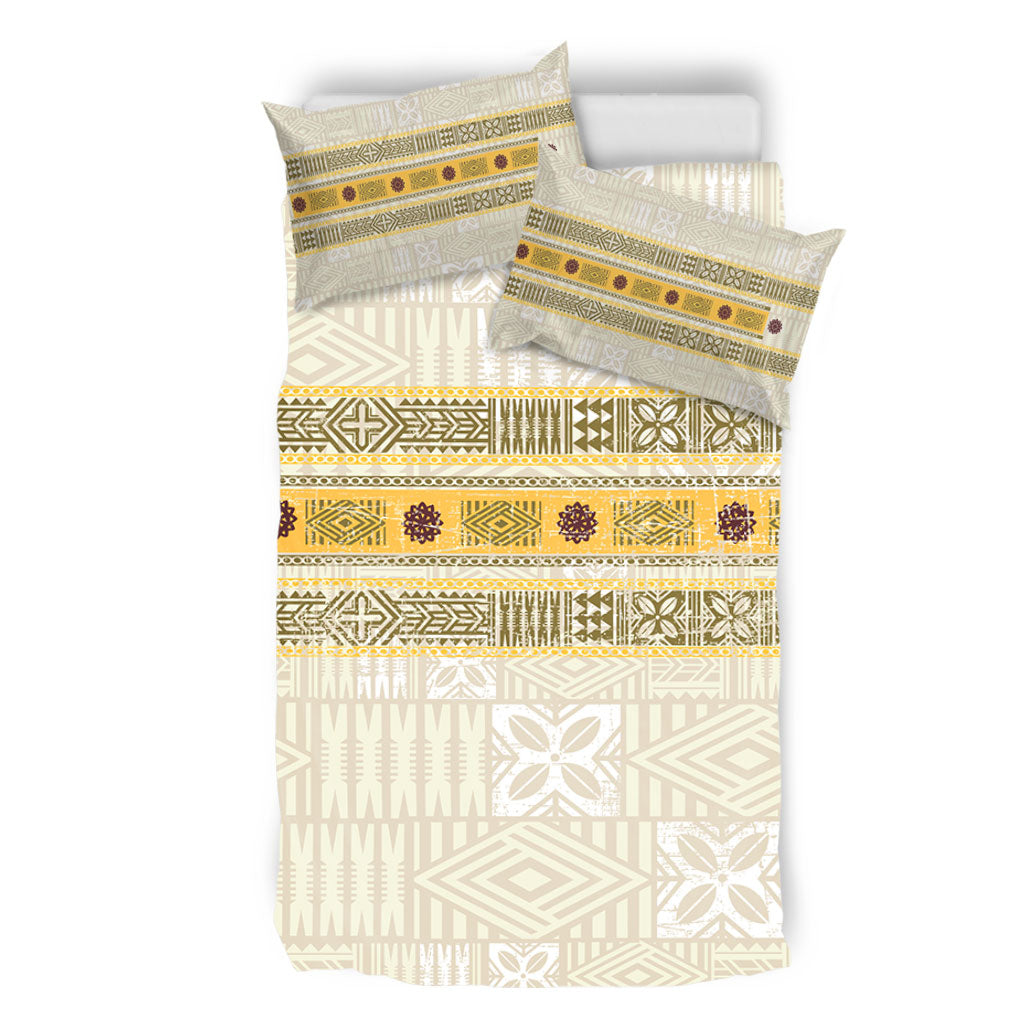Fiji Bedding Set Fijian Masi Tapa Design