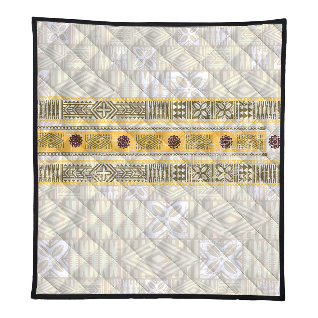 Fiji Premium Quilt Fijian Masi Tapa Design