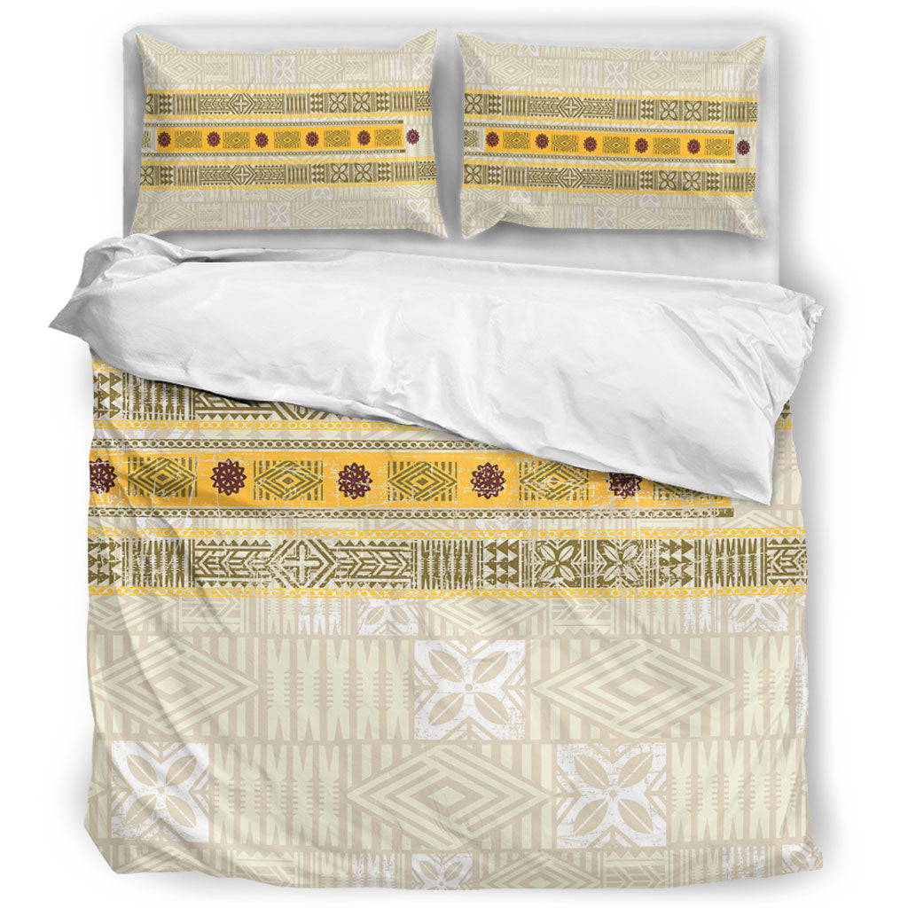 Fiji Bedding Set Fijian Masi Tapa Design