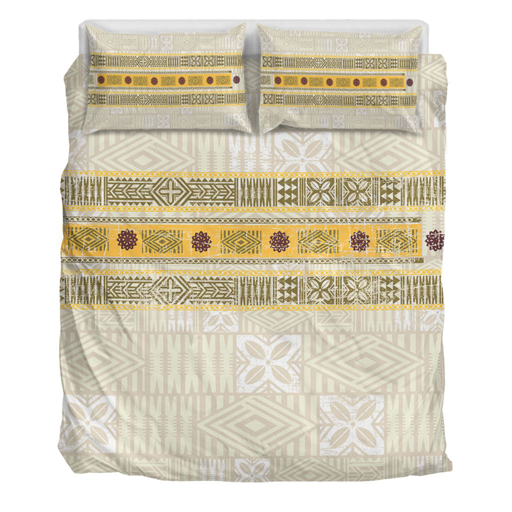 Fiji Bedding Set Fijian Masi Tapa Design