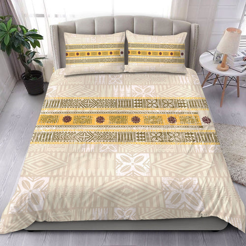 Fiji Bedding Set Fijian Masi Tapa Design