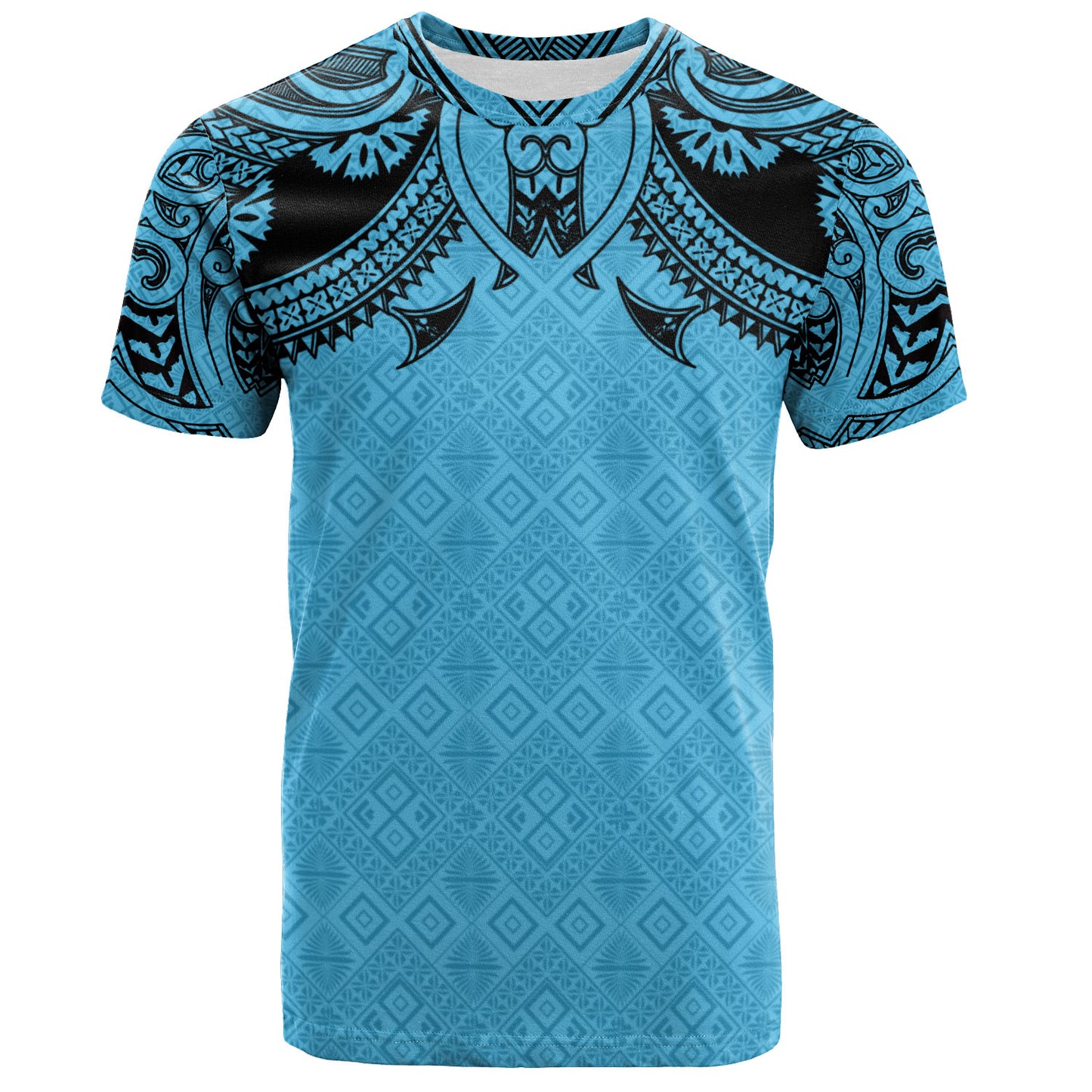 Fiji T-Shirt Fijian Masi Pacific Tribal Designs