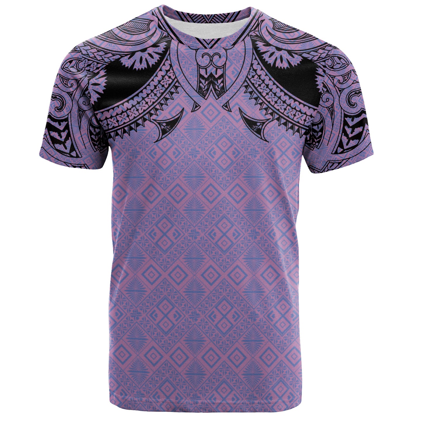 Fiji T-Shirt Fijian Masi Pacific Tribal Designs