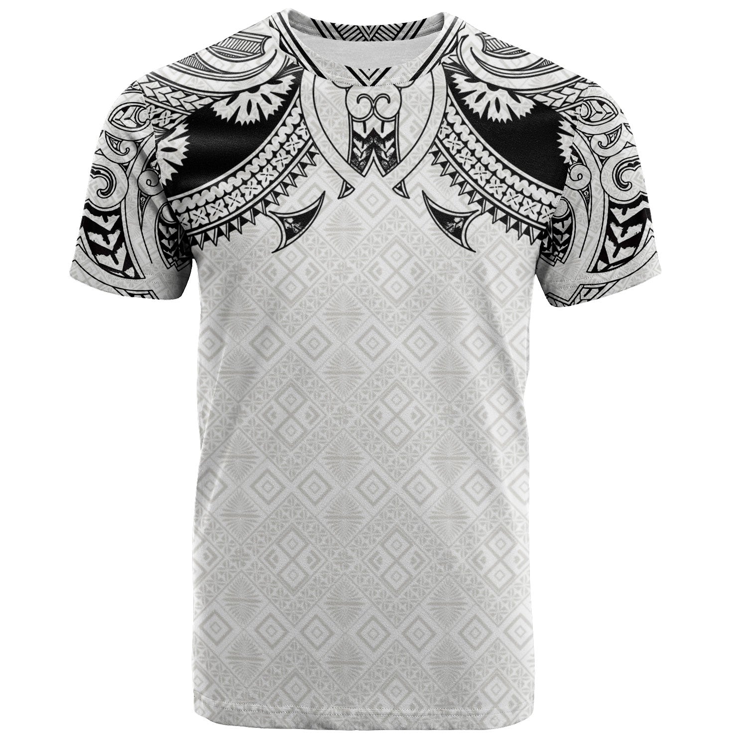 Fiji T-Shirt Fijian Masi Pacific Tribal Designs