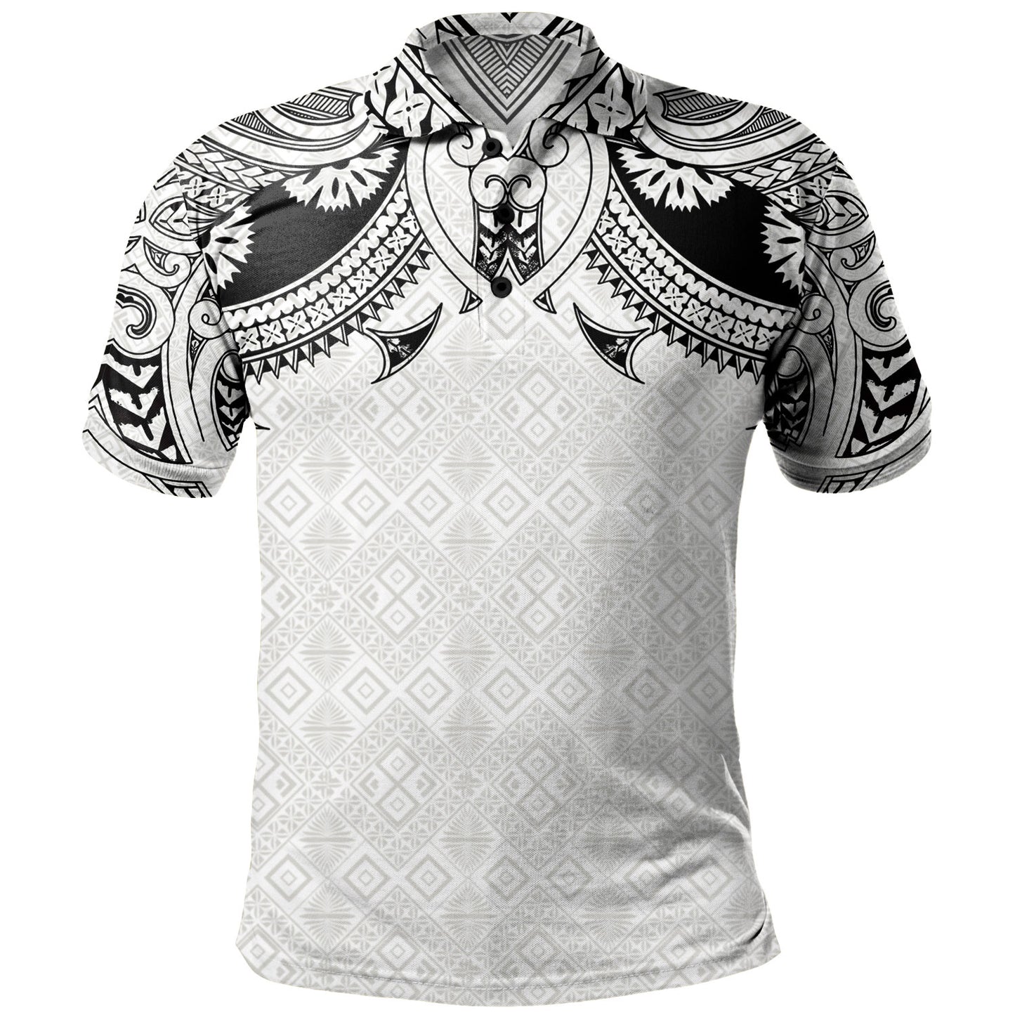 Fiji Polo Shirt Fijian Masi Pacific Tribal Designs