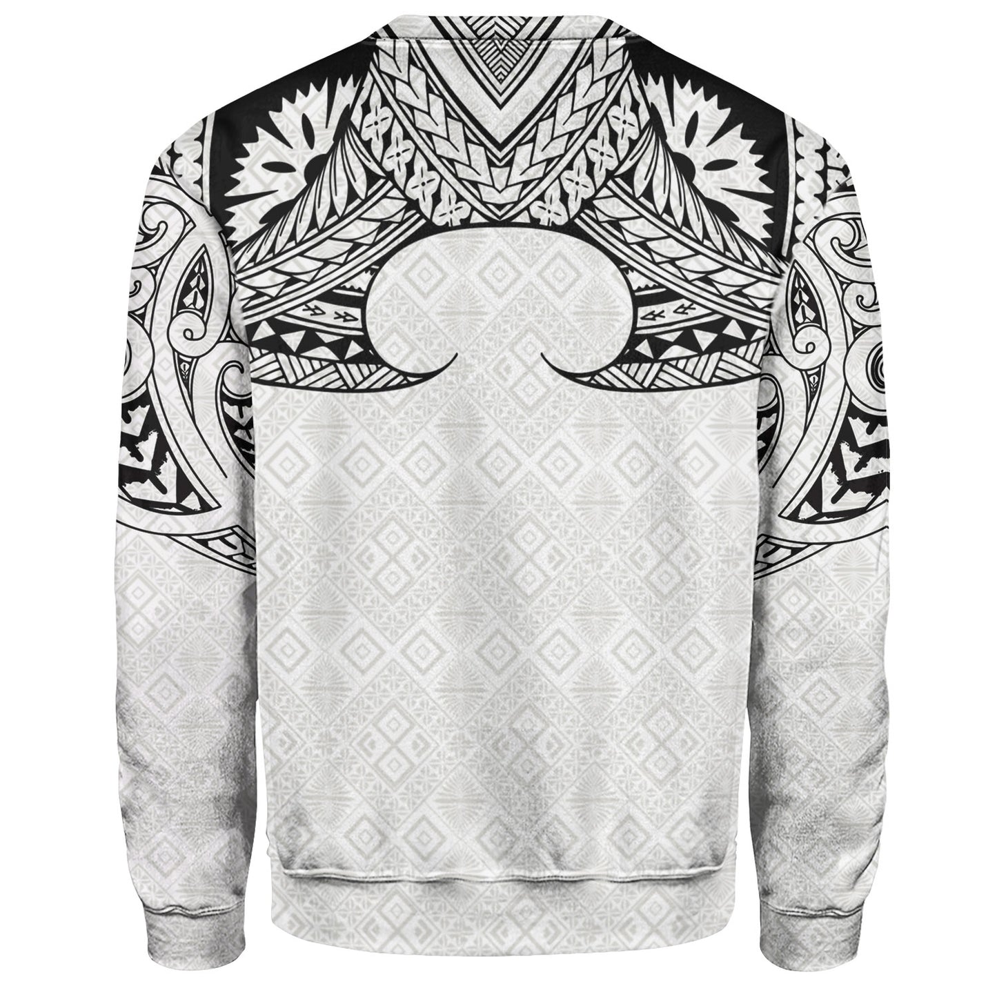 Fiji Sweatshirt Fijian Masi Pacific Tribal Designs