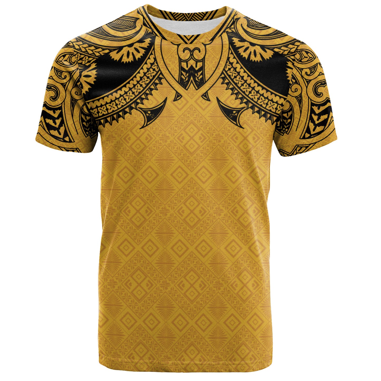 Fiji T-Shirt Fijian Masi Pacific Tribal Designs