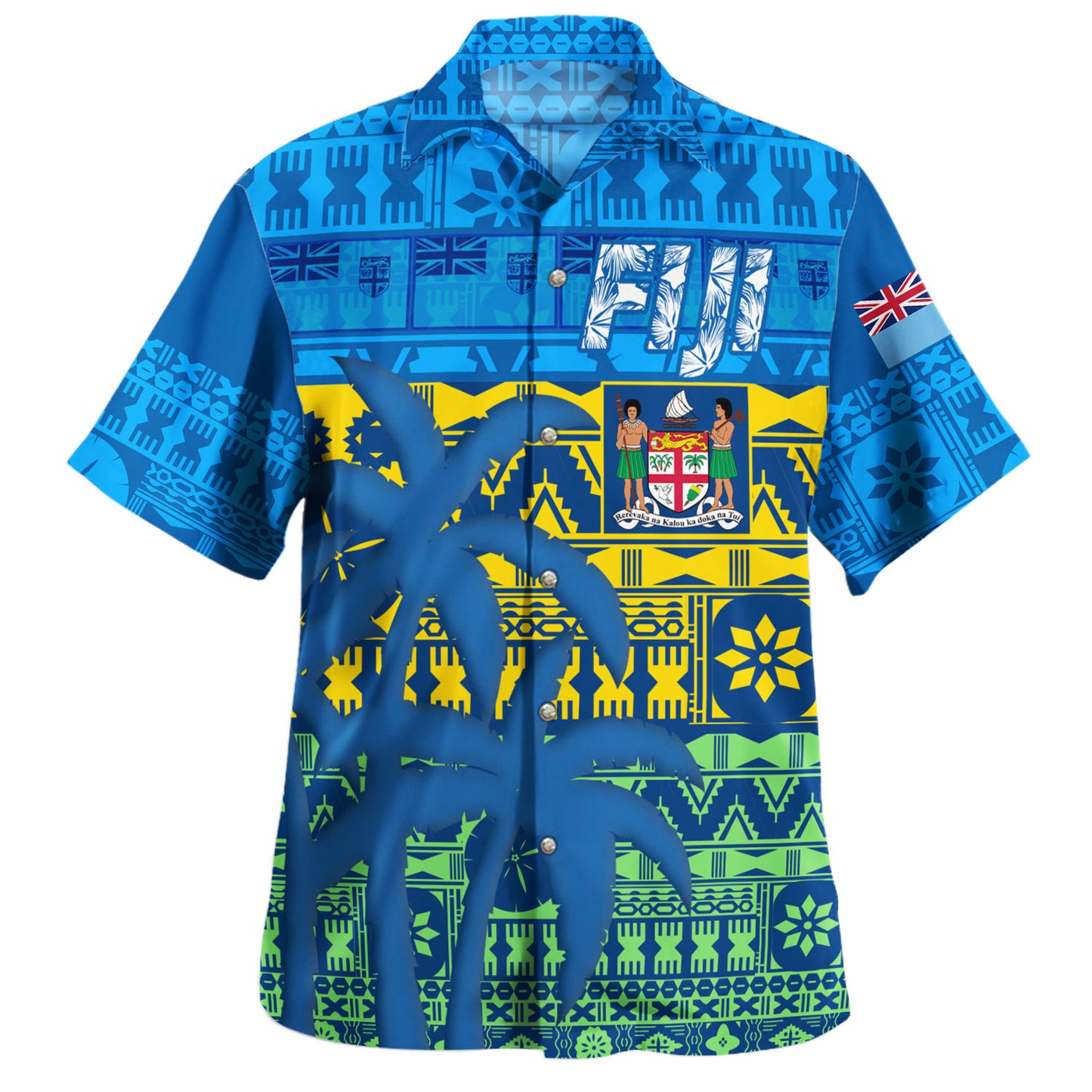 Fiji Hawaiian Shirt Kava Fiji Masi Patterns