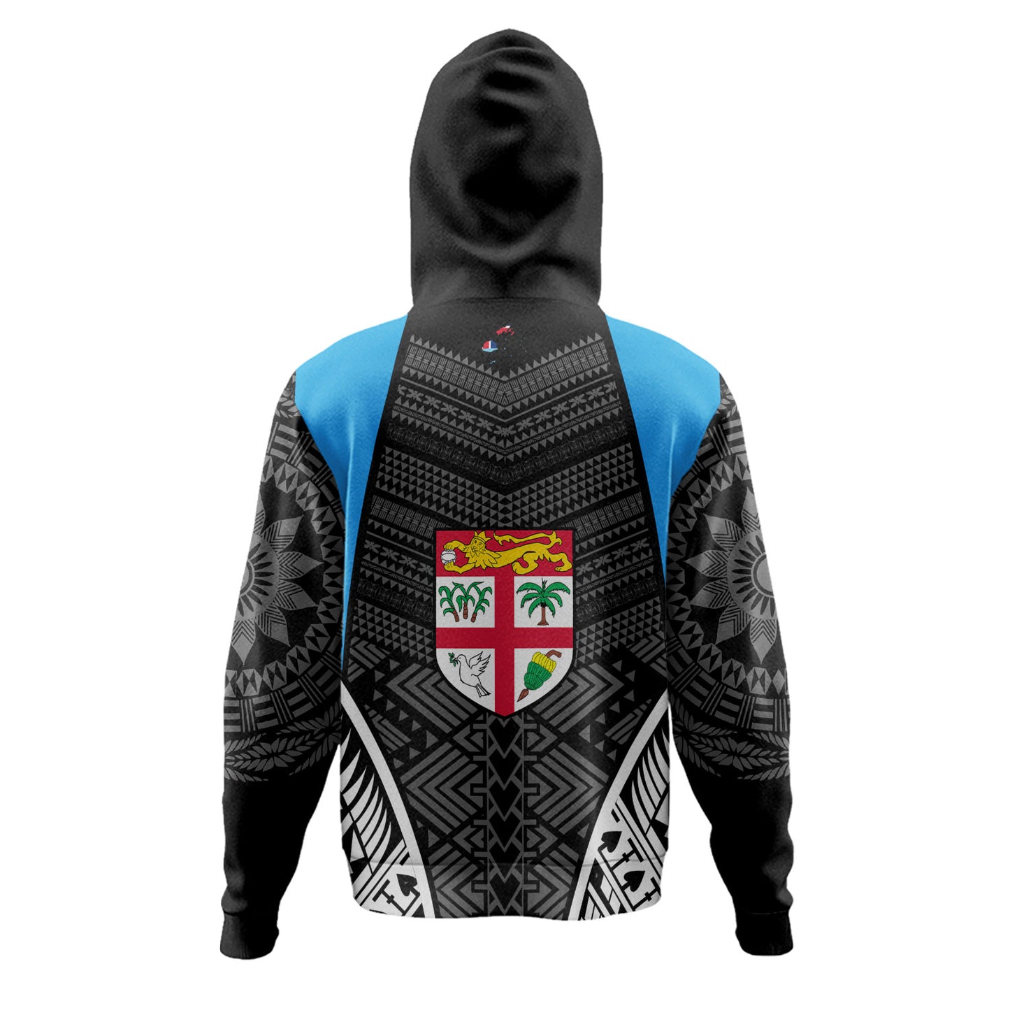 Fiji Hoodie - Custom Fijian Tapa Patterns Sport Style