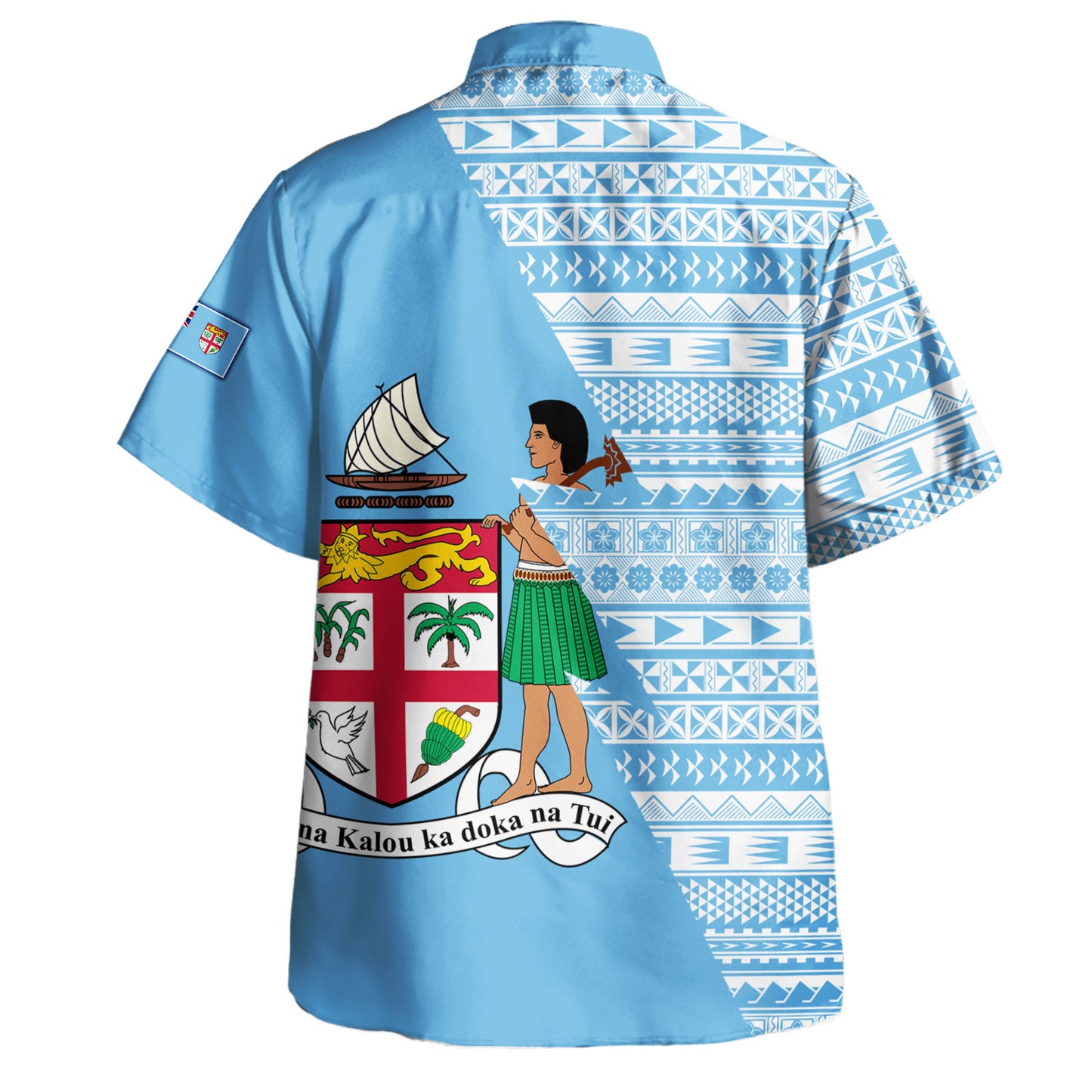 Fiji Custom Personalised Hawaiian Shirt Flash Style