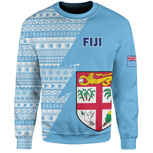 Fiji Custom Personalised Sweatshirt Flash Style