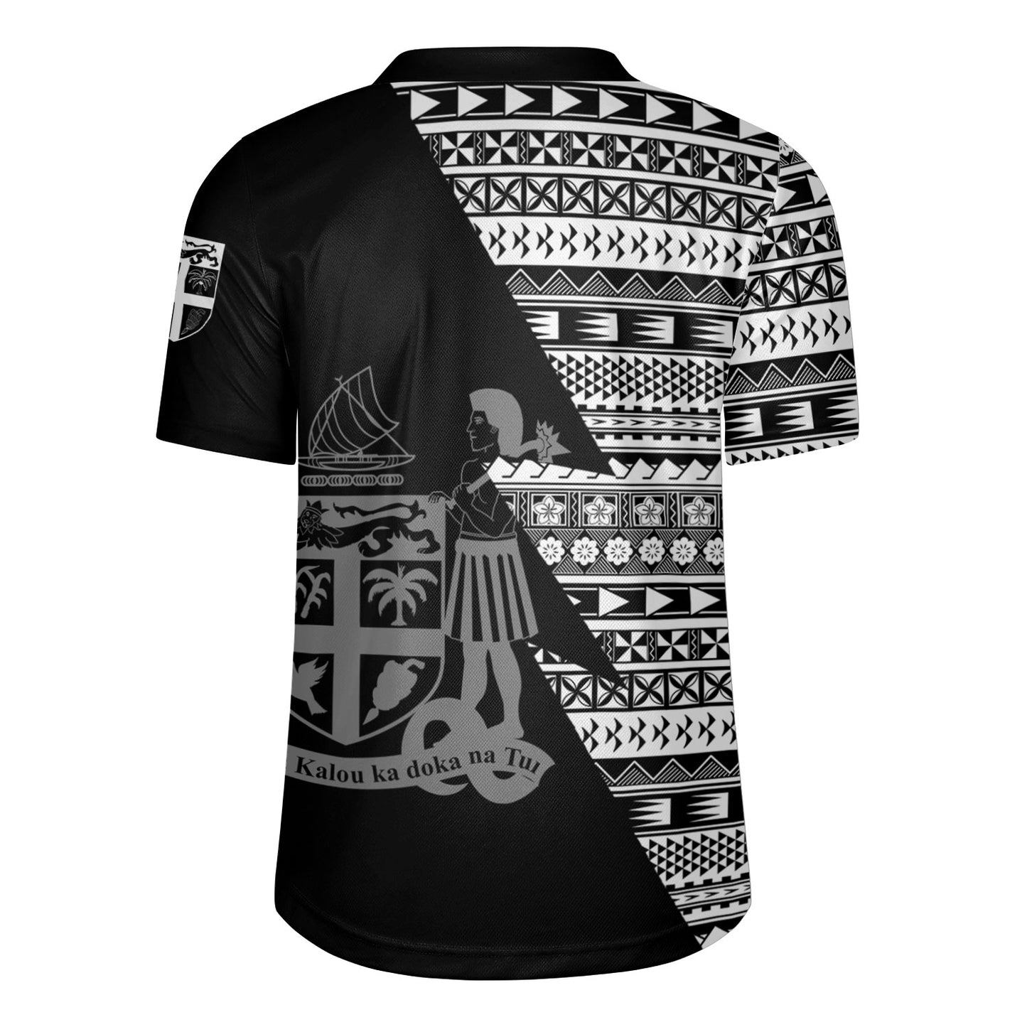 Fiji Custom Personalised Rugby Jersey Flash Style