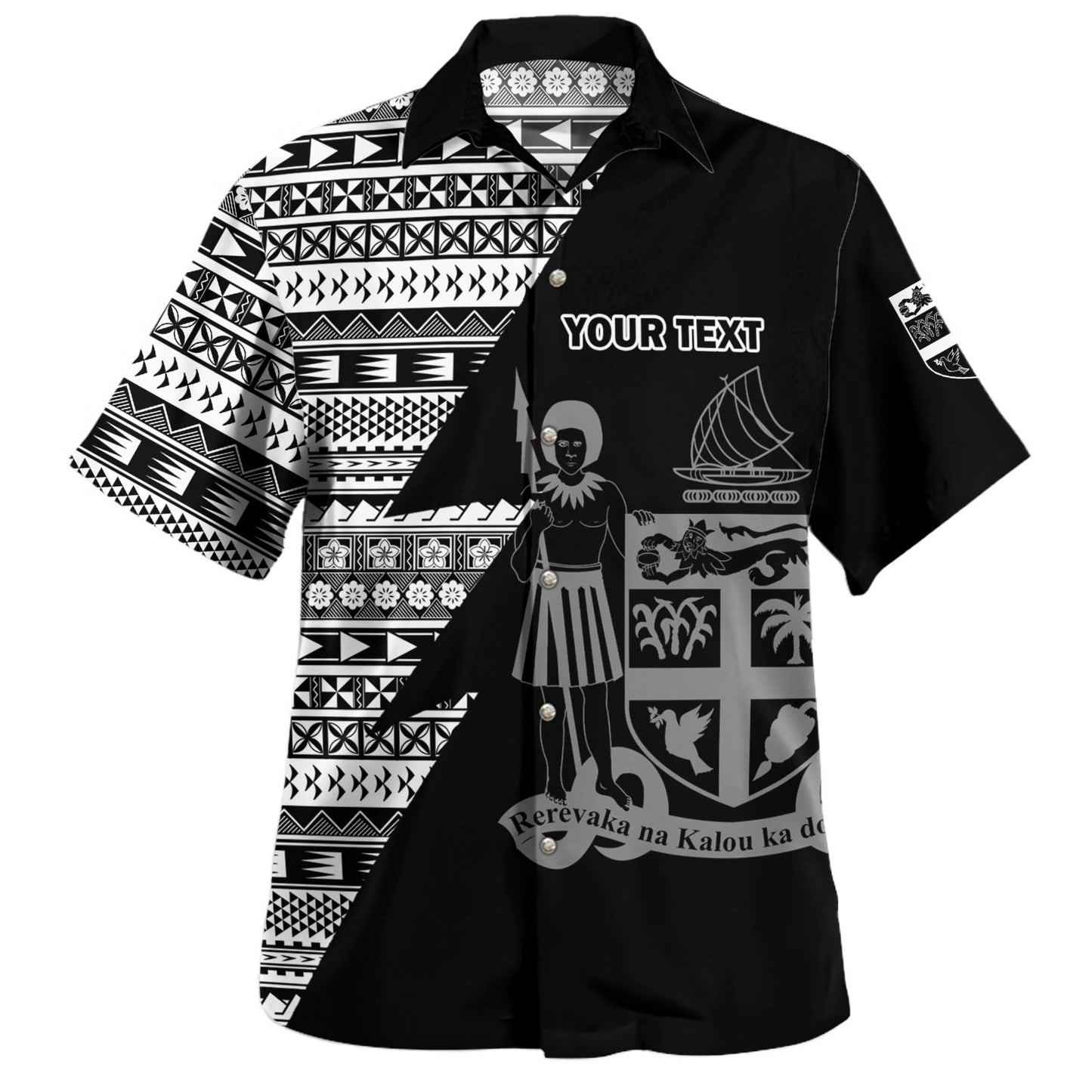 Fiji Custom Personalised Hawaiian Shirt Flash Style