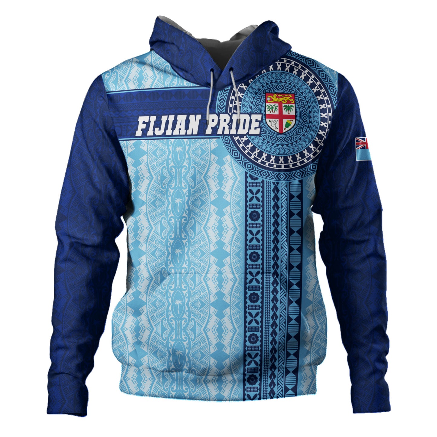 Fiji Hoodie - Custom Forever Fiji Tapa Pattern Design