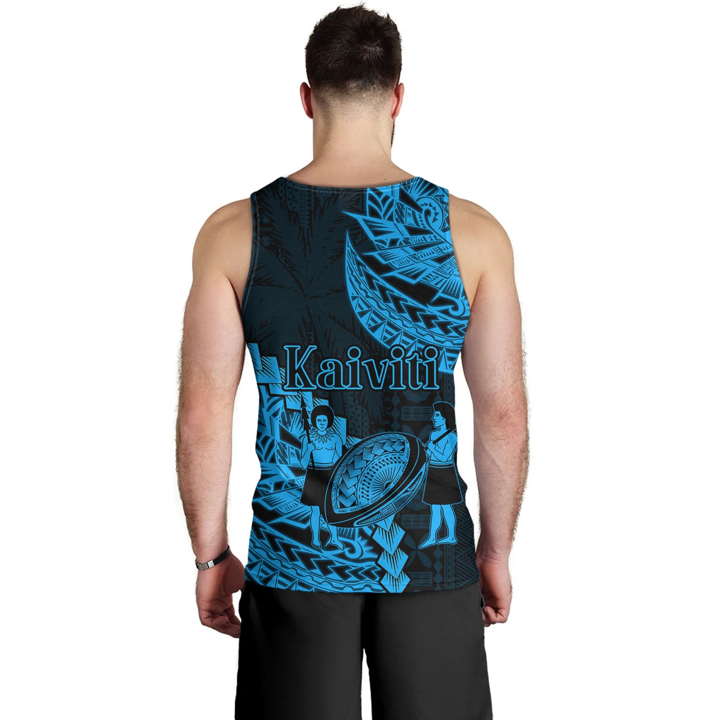 Fiji Tank Top Kaiviti Fiji Rugby Palm Tree