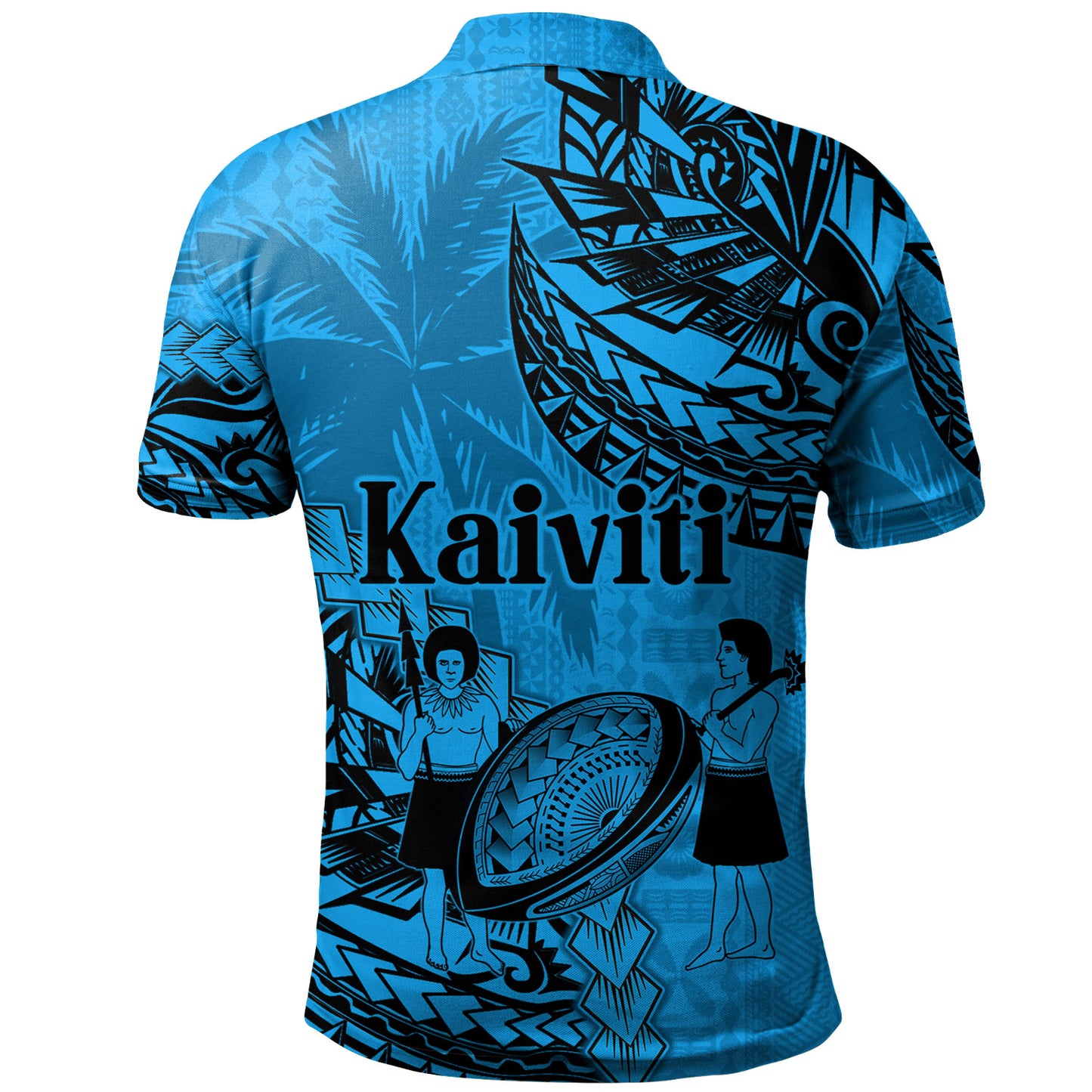 Fiji Polo Shirt Kaiviti Fiji Rugby Palm Tree