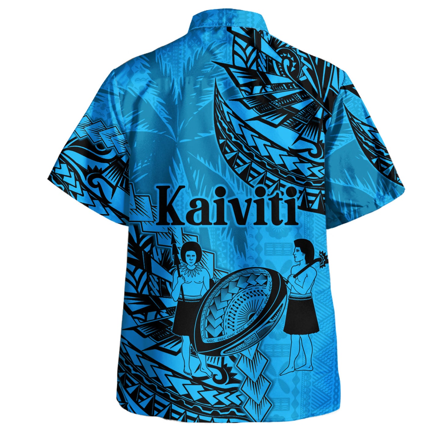 Fiji Hawaiian Shirt Kaiviti Fiji Rugby Palm Tree