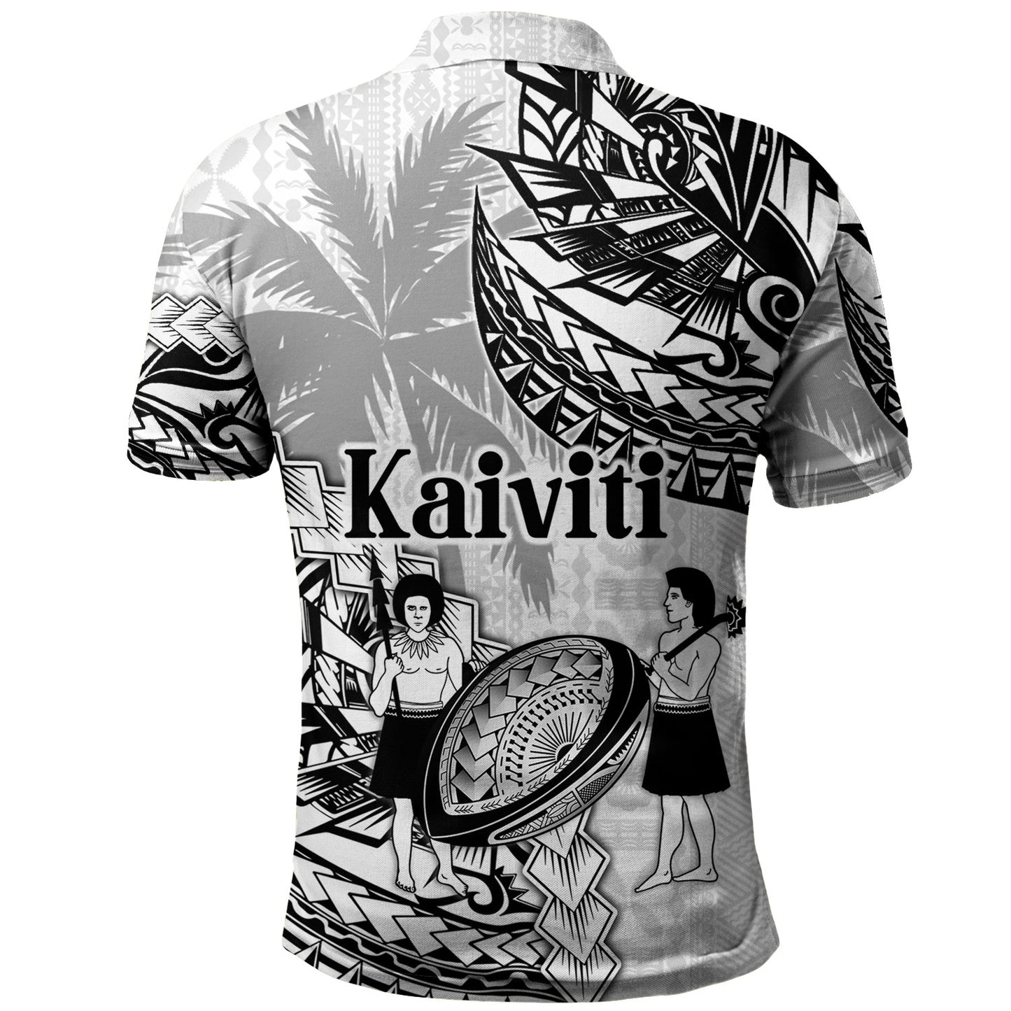 Fiji Polo Shirt Kaiviti Fiji Rugby Palm Tree