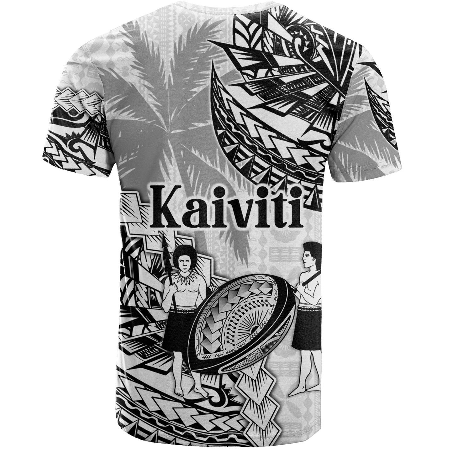 Fiji T-Shirt Kaiviti Fiji Rugby Palm Tree