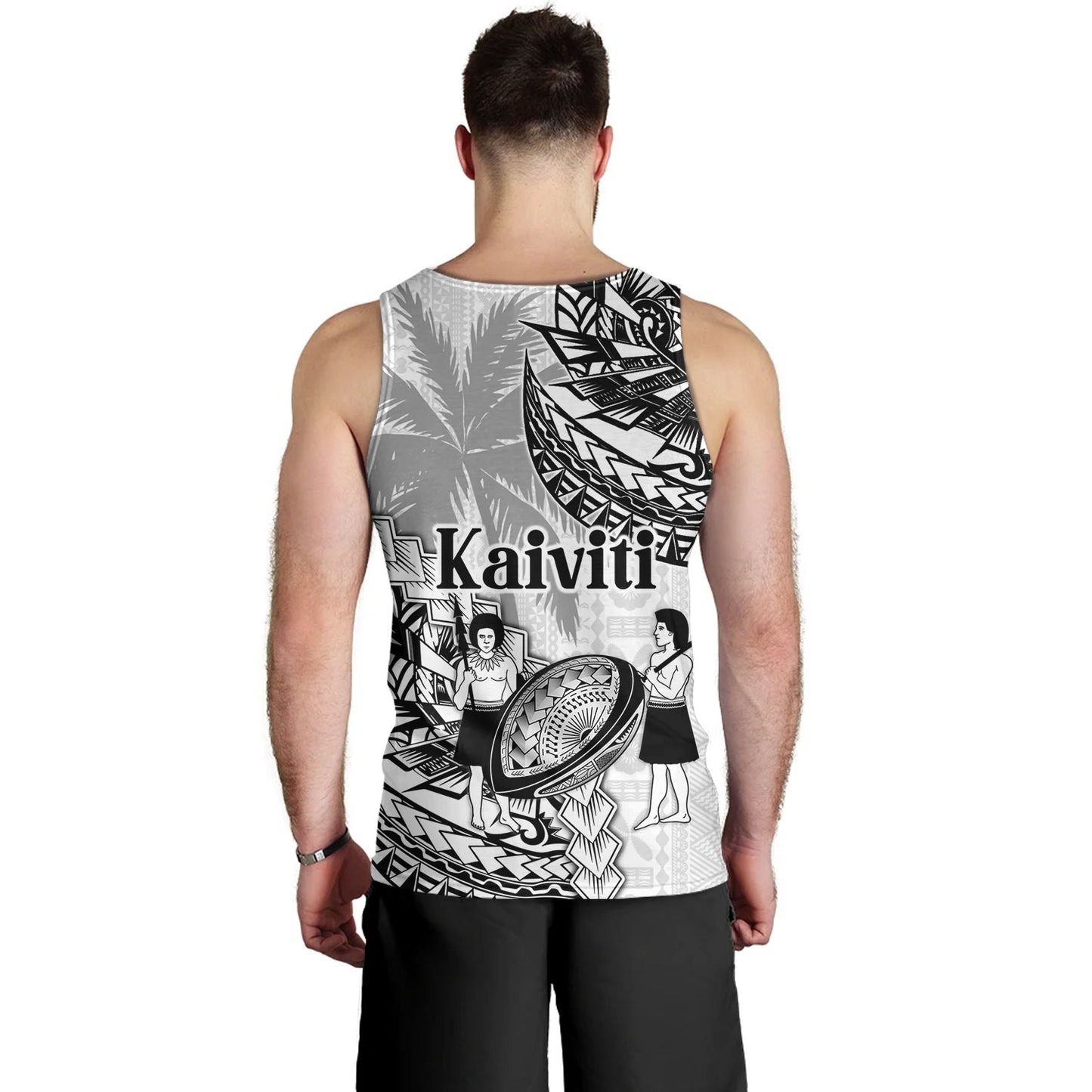 Fiji Tank Top Kaiviti Fiji Rugby Palm Tree