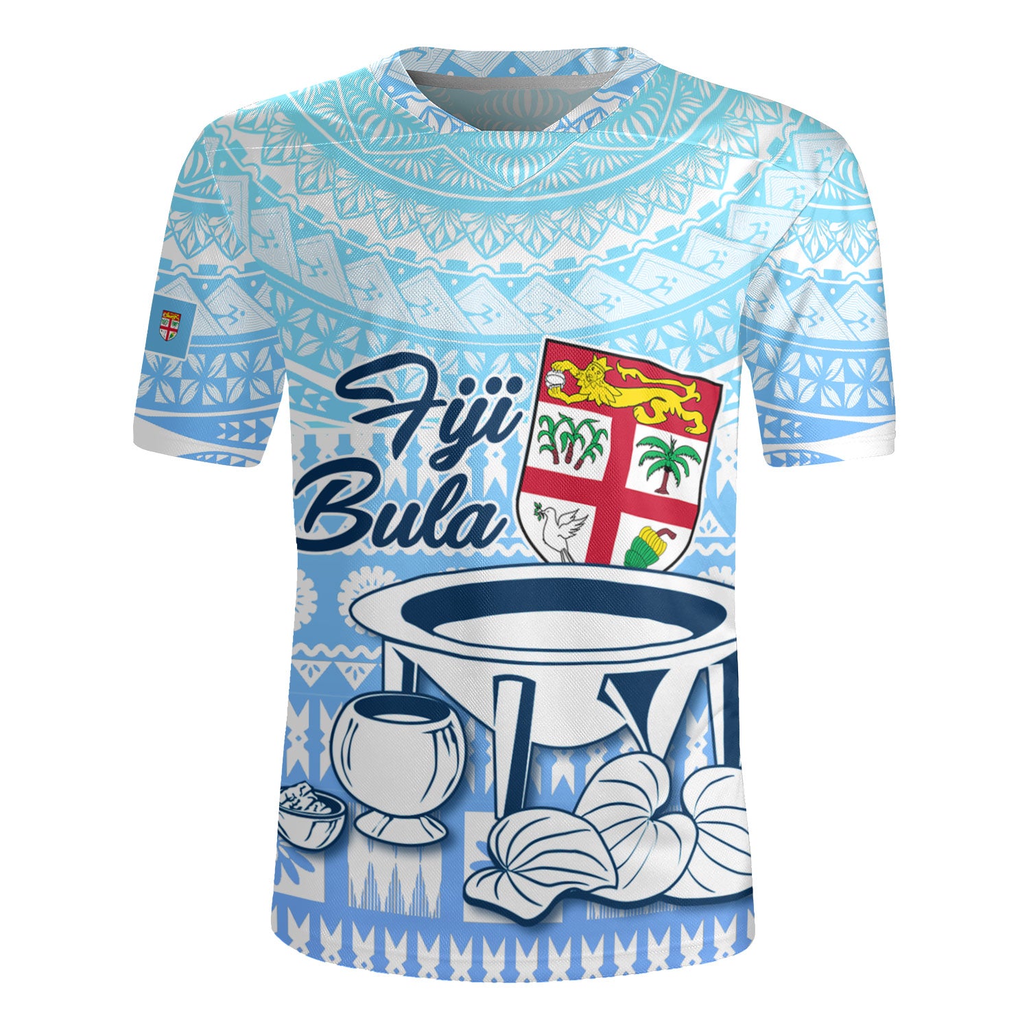 Fiji Rugby Jersey Kava Fiji Masi Patterns