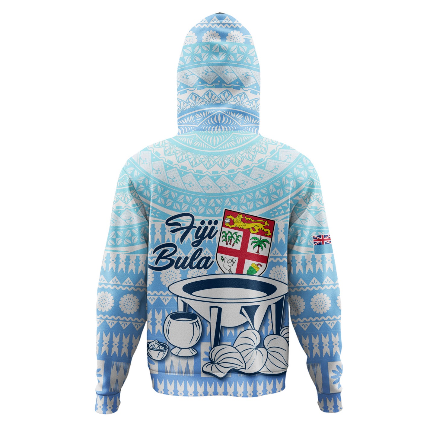Fiji Hoodie Kava Fiji Masi Patterns