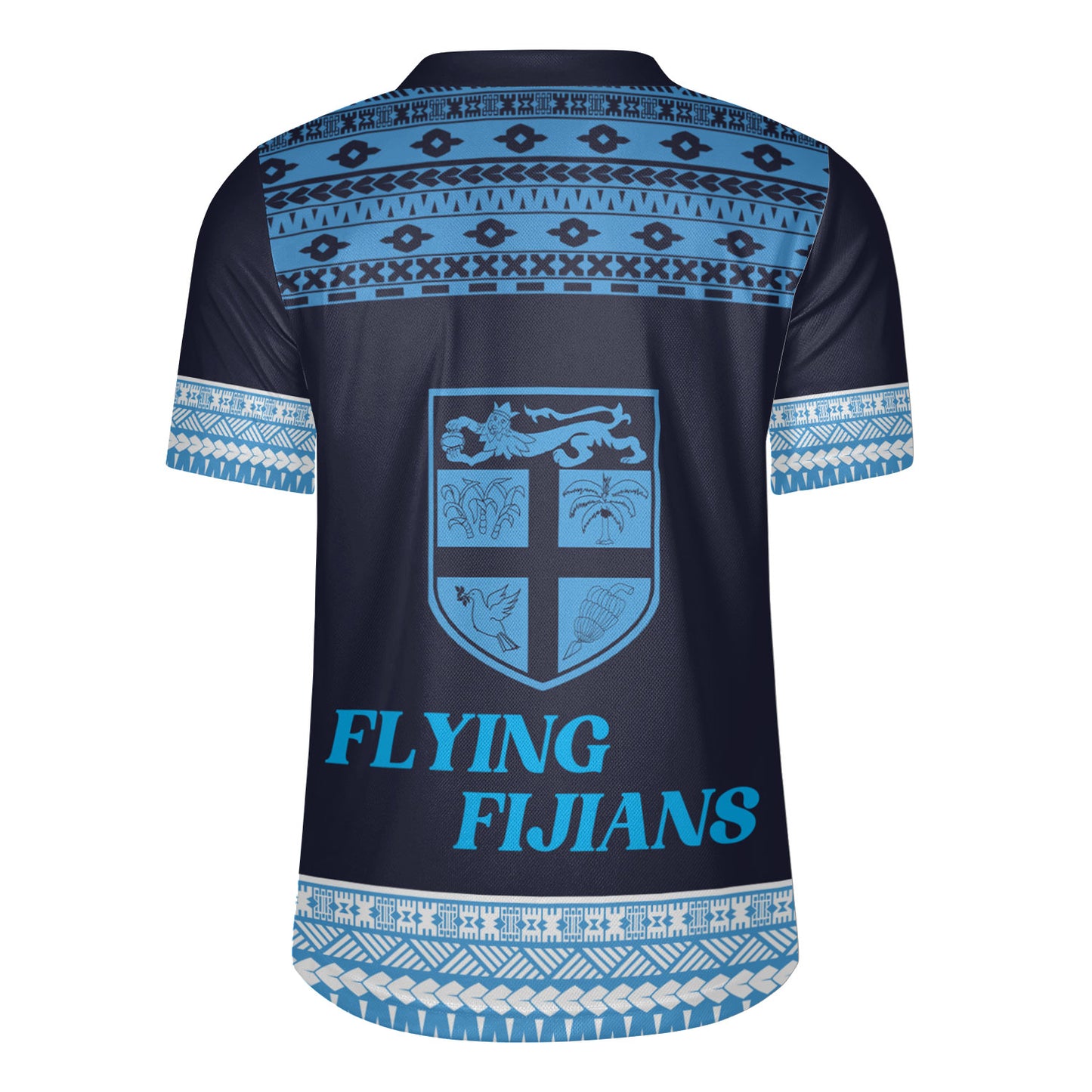 Fiji Rugby Jersey Custom Rugby Flying Fijian Makare And Tapa Design