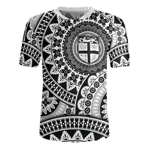 Fiji Rugby Jersey Bula Fijian Circle Pattern Design