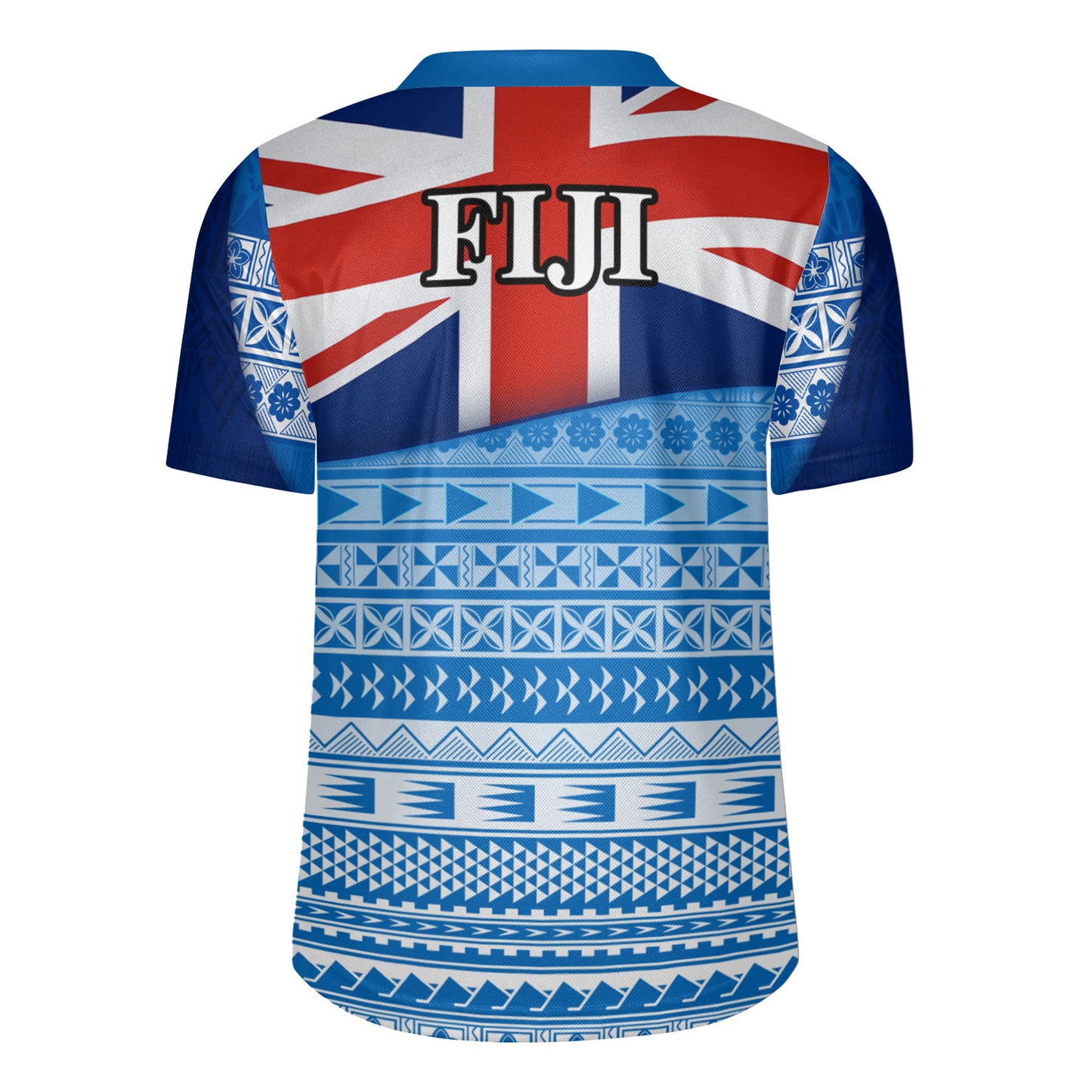 Fiji Custom Personalised Rugby Jersey Tapa Fijian Seamless Pattern