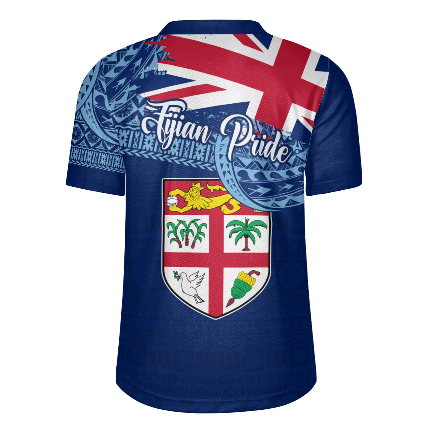 Fiji Rugby Jersey - Custom Fijian Pride Masi Patterns